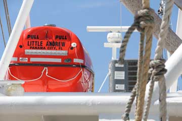 Dung Nguyen named his boats after his sons. He sold the Captain Christopher, but still shrimps the Gulf of Mexico with his crew in the Little Andrew. Bayou La Batre, Alabama, August 31, 2015.&nbsp;(VOA Photo/Victoria Macchi)