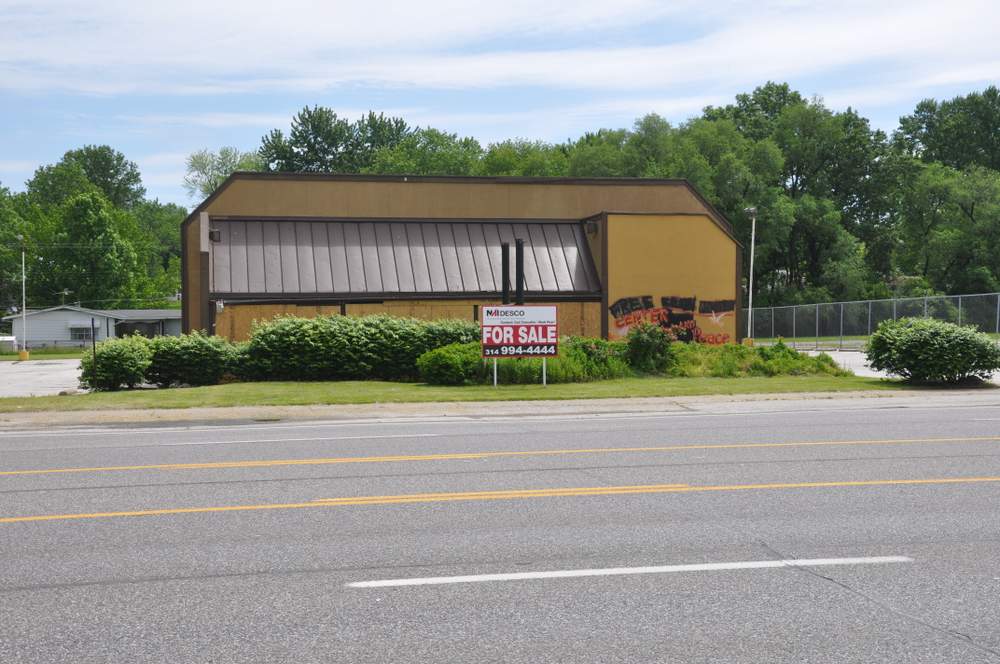 Abandoned buildings along West Florissant Avenue: Photo Chris Simkins