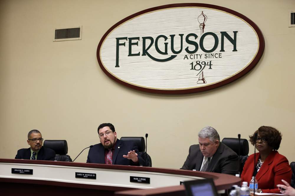 Ferguson City Council: Photo AP