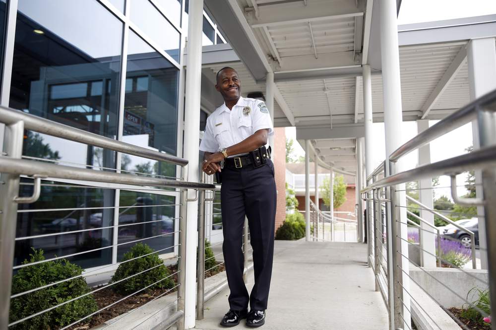 Ferguson police chief Delrish Moss: Photo AP