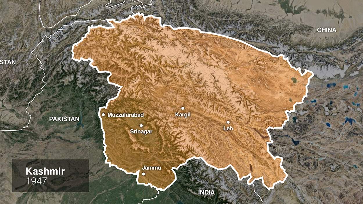 Kashmir Map Political