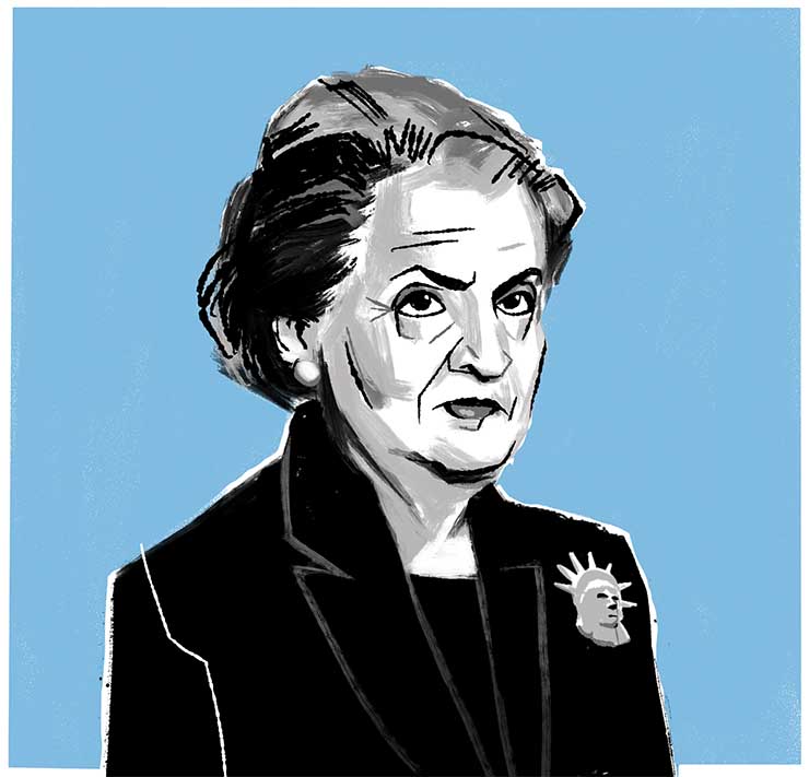 Portrait of Madeleine Albright  by Brian Williamson | VOA News