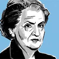 Portrait of Madeleine Albright 