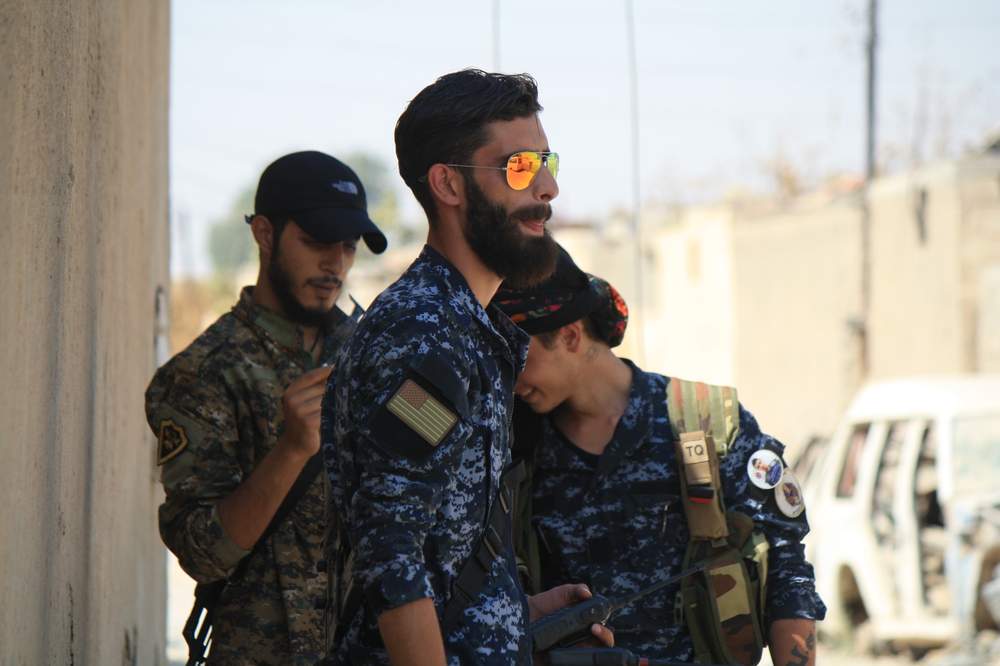 Syrian Democratic Forces in Raqqa prepare for their toughest battle yet.&amp;nbsp; August 16, 2017. (H.Murdock\/VOA)
