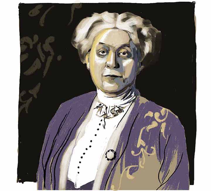 Portrait of Carrie Chapman Catt by Brian Williamson | VOA News
